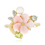 Bague en argent et Nacre