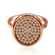 Anello in oro con Diamante Rose de France SI1 di Argyle (Annette)