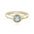 9K Aquamarine Gold Ring