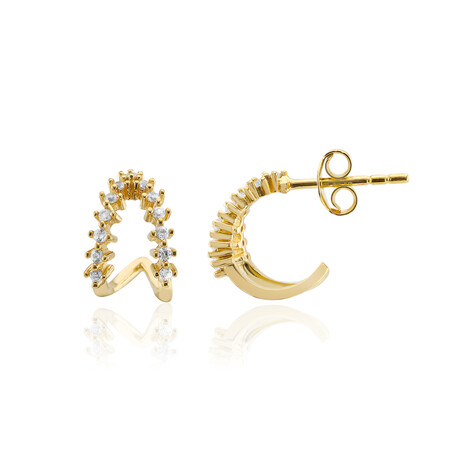 Pendientes en plata con Zircón