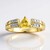 Anello in oro con Eliodoro