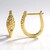Orecchini in argento con Diamante Champagne I2 (de Melo Essence)