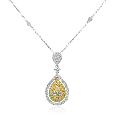 Collier en or et Diamant SI2 jaune (CIRARI)
