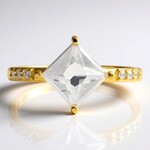 Anello in argento con Zircone