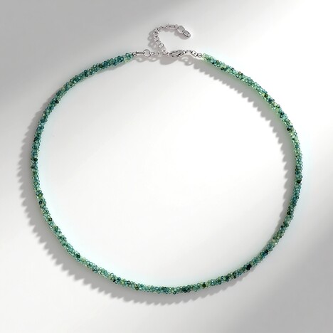 Collana in argento con Indicolite