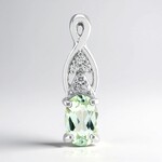 Ciondolo in argento con Ambligonite