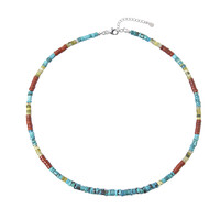 Collana in argento con Turchese