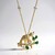 Gouden halsketting met SI2 Fancy Diamanten (CIRARI)
