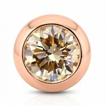 VS1 Argyle-Rose de France-Diamant-Goldanhänger (Annette)