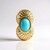 Ciondolo in argento con Turchese Sleeping Beauty (MONOSONO COLLECTION)