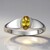 Anello in argento con Sfene