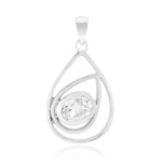 Weißer Kunzit-Silberanhänger (Pallanova)