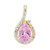 Ciondolo in argento con Kunzite