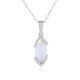 Collana in argento con Opale di Welo