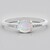 Bague en argent et Opale Welo