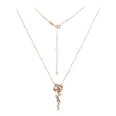 Collana in oro con Diamante Rose de France SI1 di Argyle