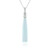 Aqua Chalcedony Silver Necklace (KM by Juwelo)