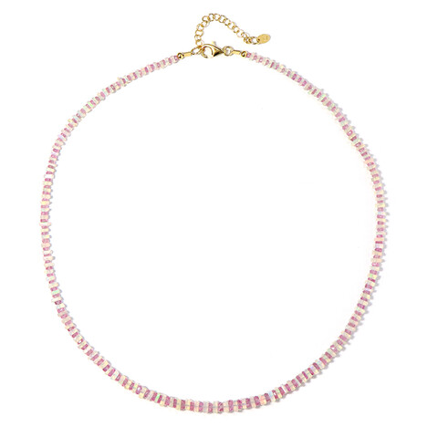 Zilveren halsketting met Welo-opalen