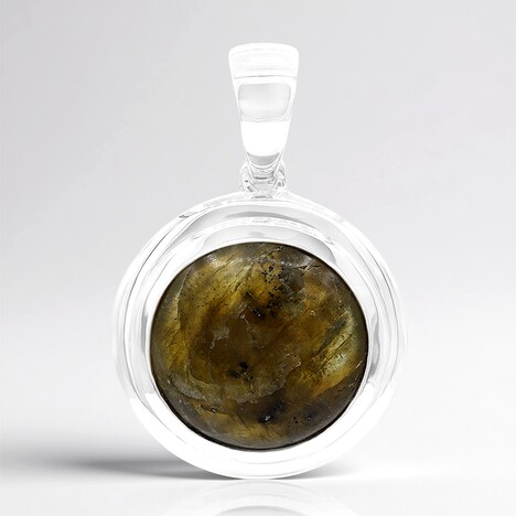 Ciondolo in argento con Labradorite