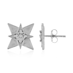 I4 (J) Diamant-Silberohrringe