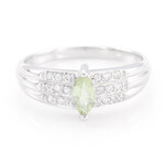 Cuprian Tourmaline Silver Ring