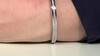 Brazalete en plata con Zircón
