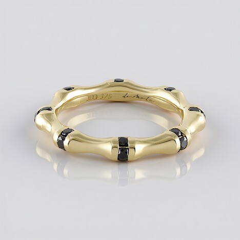 Anello in oro con Diamante Nero (de Melo Gold)