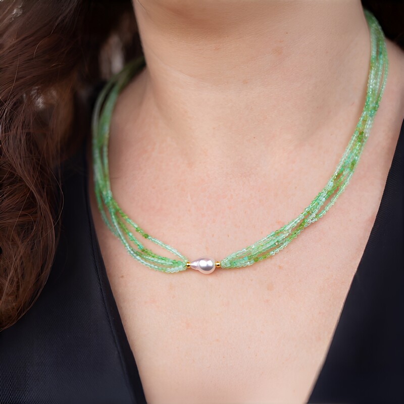 Collar en plata con Perla Freshwater