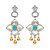 Mother of Pearl Silver Earrings (Dallas Prince Designs)