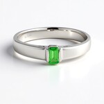 Anello in argento con Lemshuku Tsavorite