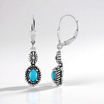 Orecchini in argento con Turchese Sleeping Beauty (Desert Chic)