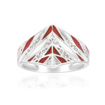 Zilveren ring met zirkonen (SAELOCANA)