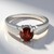 Anello in argento con Occhio di Tigre Rosso