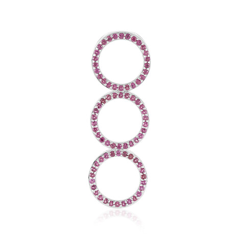 Rhodolith-Silberanhänger (MONOSONO COLLECTION)