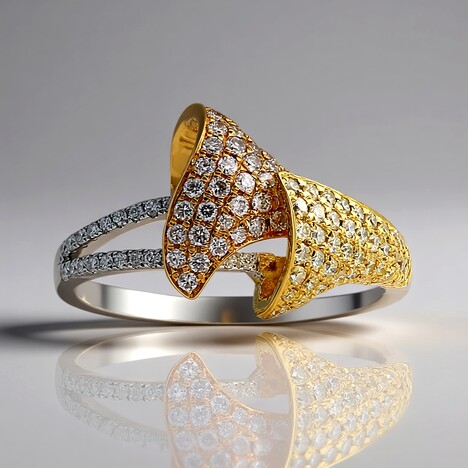 Anello in oro con Diamante SI2 (H) (CIRARI)