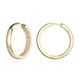 Boucles d'oreilles en argent et Zircon (Adela Silber)