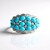 Anello in argento con Turchese Sleeping Beauty (Faszination Türkis)