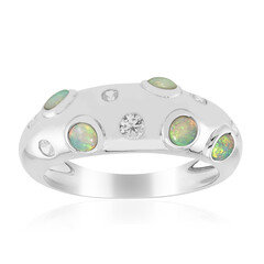 Australischer Opal-Silberring