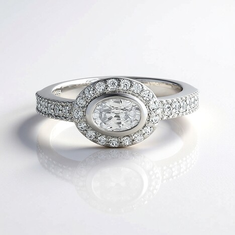 Anello in argento con Zircone