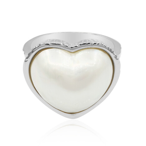 Mabe-Perlen-Silberring (TPC)