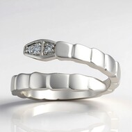 Anillo en plata con Diamante I1 (G) (Annette)
