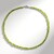 Collana in argento con Peridoto