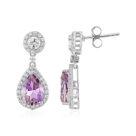 Pendientes en plata con Ametrino de Anahí