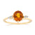 Bague en or et Saphir orange de Ban Ka Cha