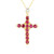 Collana in argento con Rubellite (Gems en Vogue)