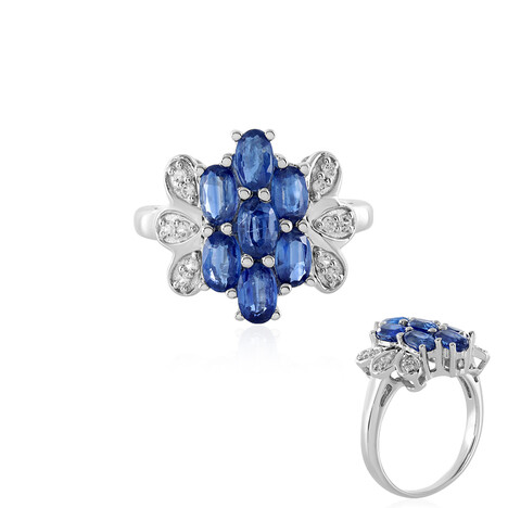 Anillo en plata con Cianita