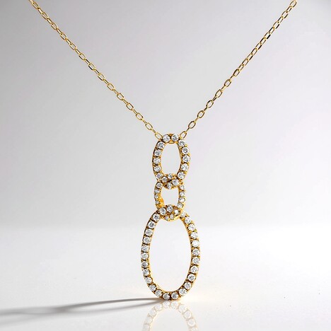 Collana in oro con Diamante I1 (H) (CIRARI)