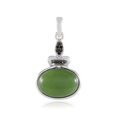 Ciondolo in argento con Giada Canadese