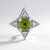 Ciondolo in argento con Vesuvianite