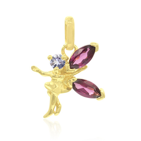 Edelstein-Silberanhänger